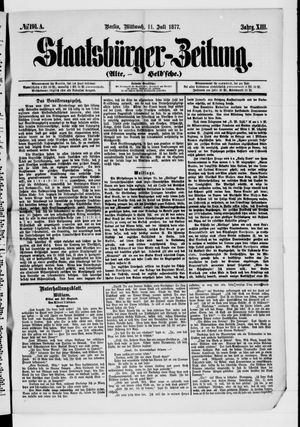 Staatsbürger-Zeitung on Jul 11, 1877