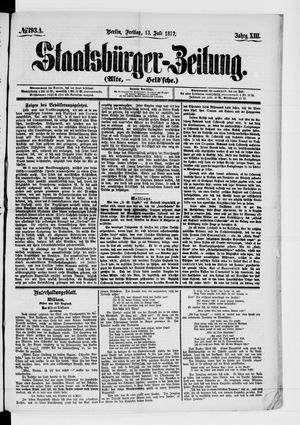 Staatsbürger-Zeitung on Jul 13, 1877