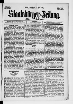 Staatsbürger-Zeitung on Jul 14, 1877