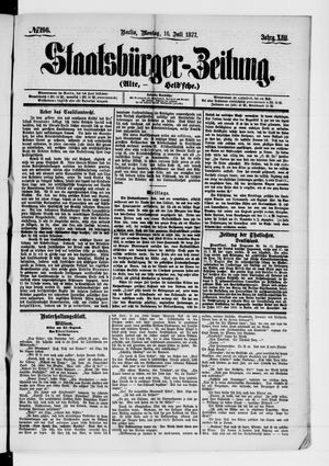 Staatsbürger-Zeitung on Jul 16, 1877