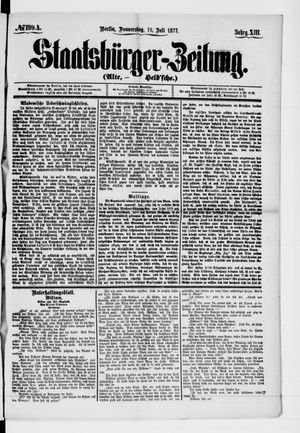 Staatsbürger-Zeitung vom 19.07.1877
