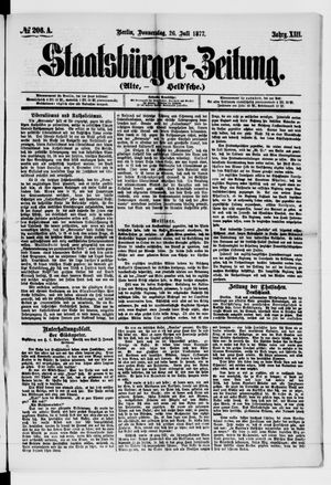 Staatsbürger-Zeitung on Jul 26, 1877