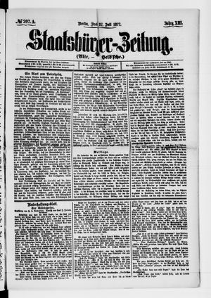 Staatsbürger-Zeitung on Jul 27, 1877