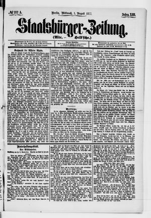 Staatsbürger-Zeitung vom 01.08.1877