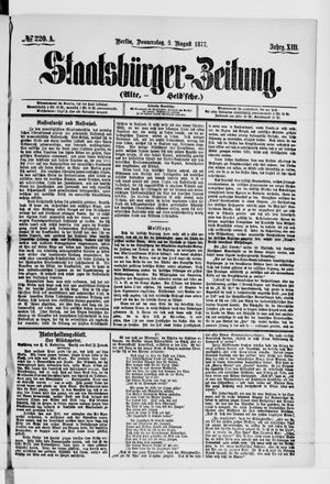 Staatsbürger-Zeitung vom 09.08.1877
