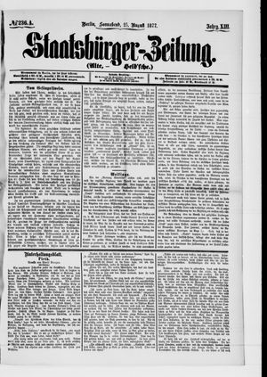 Staatsbürger-Zeitung on Aug 25, 1877