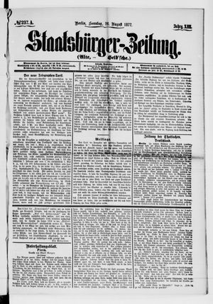 Staatsbürger-Zeitung vom 26.08.1877