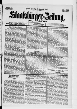 Staatsbürger-Zeitung on Sep 9, 1877