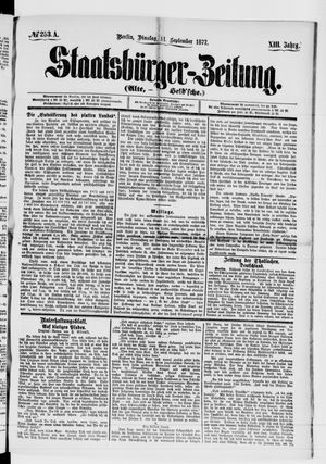 Staatsbürger-Zeitung vom 11.09.1877