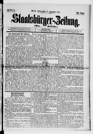 Staatsbürger-Zeitung vom 20.09.1877