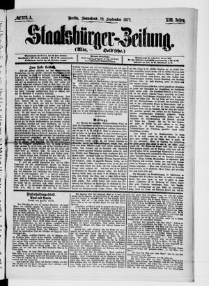 Staatsbürger-Zeitung vom 29.09.1877