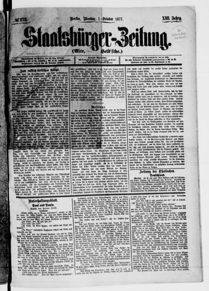Staatsbürger-Zeitung on Oct 1, 1877