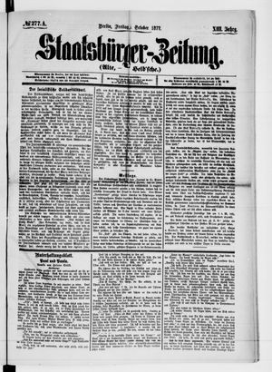 Staatsbürger-Zeitung on Oct 5, 1877