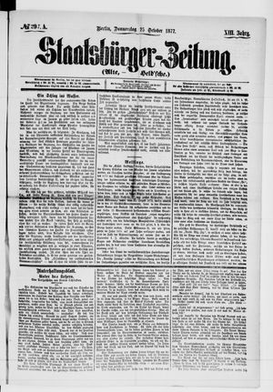 Staatsbürger-Zeitung vom 25.10.1877