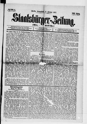 Staatsbürger-Zeitung vom 27.10.1877
