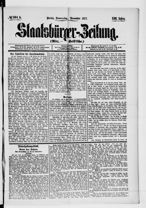 Staatsbürger-Zeitung vom 01.11.1877