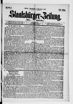Staatsbürger-Zeitung vom 03.11.1877