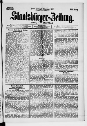 Staatsbürger-Zeitung vom 09.11.1877