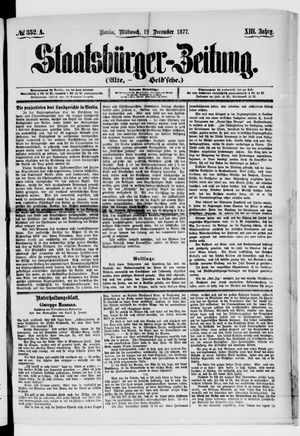 Staatsbürger-Zeitung vom 19.12.1877