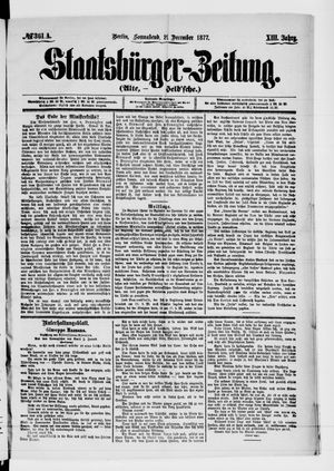 Staatsbürger-Zeitung vom 29.12.1877