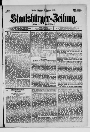 Staatsbürger-Zeitung vom 07.01.1878
