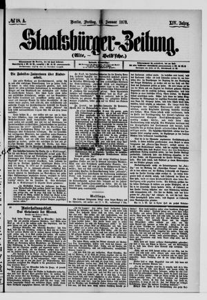 Staatsbürger-Zeitung vom 18.01.1878