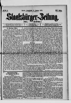 Staatsbürger-Zeitung vom 19.01.1878