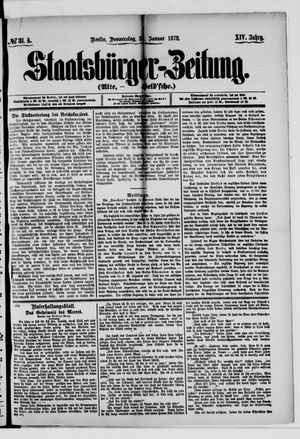 Staatsbürger-Zeitung vom 31.01.1878