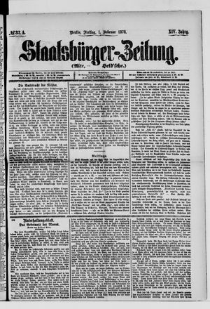 Staatsbürger-Zeitung vom 01.02.1878