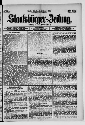 Staatsbürger-Zeitung on Feb 5, 1878