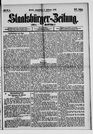 Staatsbürger-Zeitung on Feb 9, 1878