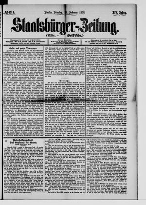 Staatsbürger-Zeitung on Feb 12, 1878