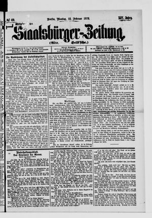 Staatsbürger-Zeitung on Feb 18, 1878