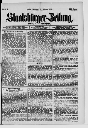 Staatsbürger-Zeitung on Feb 20, 1878