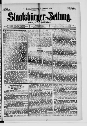 Staatsbürger-Zeitung on Feb 28, 1878