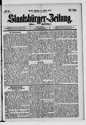 Staatsbürger-Zeitung on Mar 11, 1878