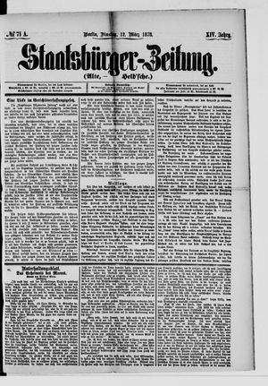 Staatsbürger-Zeitung vom 12.03.1878