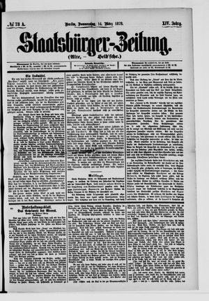 Staatsbürger-Zeitung vom 14.03.1878