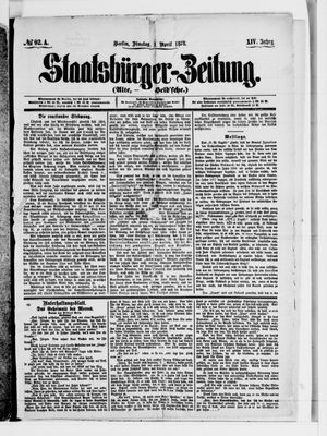 Staatsbürger-Zeitung on Apr 2, 1878