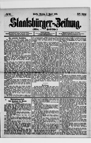 Staatsbürger-Zeitung vom 08.04.1878