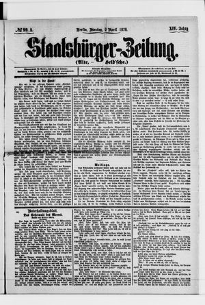Staatsbürger-Zeitung vom 09.04.1878