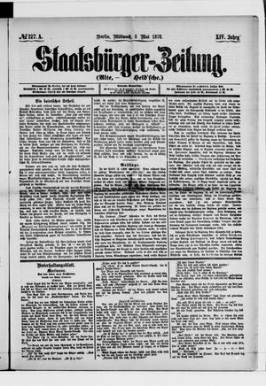 Staatsbürger-Zeitung on May 8, 1878