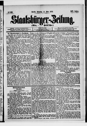 Staatsbürger-Zeitung on May 13, 1878