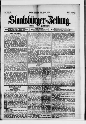 Staatsbürger-Zeitung vom 14.05.1878