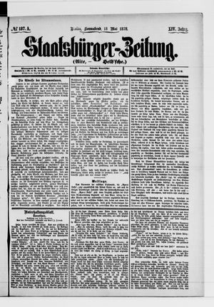 Staatsbürger-Zeitung vom 18.05.1878