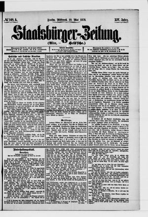 Staatsbürger-Zeitung on May 29, 1878