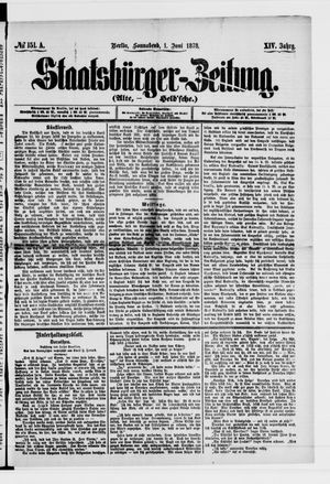Staatsbürger-Zeitung vom 01.06.1878