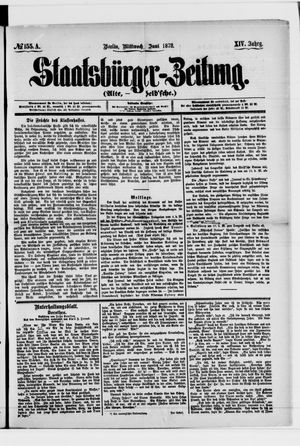 Staatsbürger-Zeitung on Jun 5, 1878