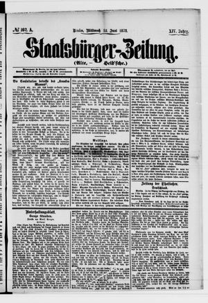 Staatsbürger-Zeitung vom 12.06.1878