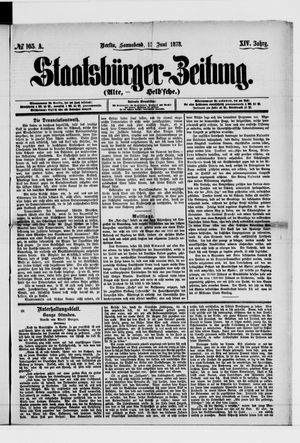 Staatsbürger-Zeitung on Jun 15, 1878